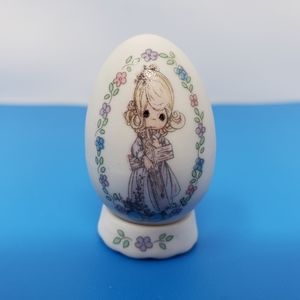 Precious Moments Easter Egg Believe 1992 Vintage Tiny